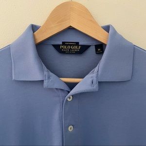 Ralph Lauren Performance Golf Short Sleeve Polo Blue Size Medium
